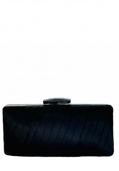 navy satin clutch bolsa