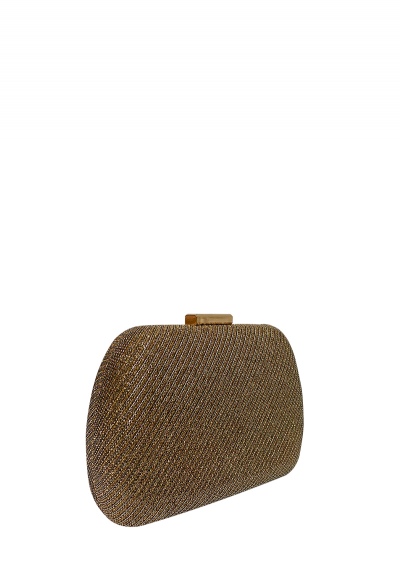 champagne colour clutch bolsa