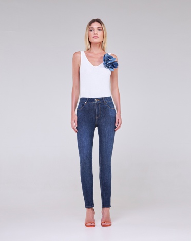 Calça jeans clearance claudia rabelo preço