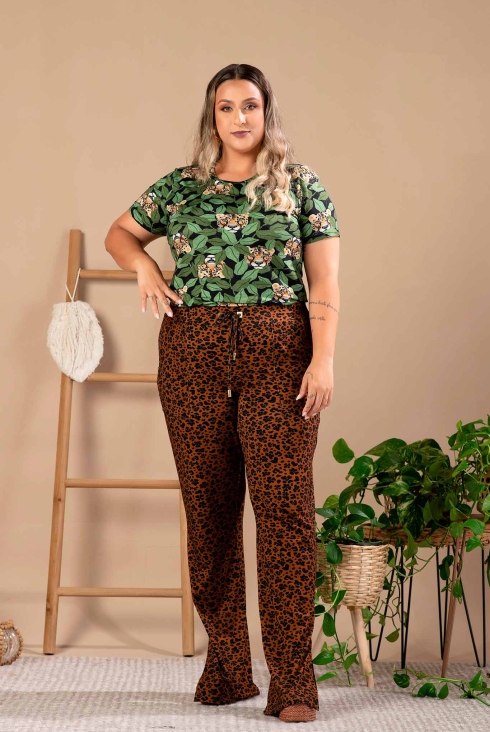 Calça hotsell comprida estampada