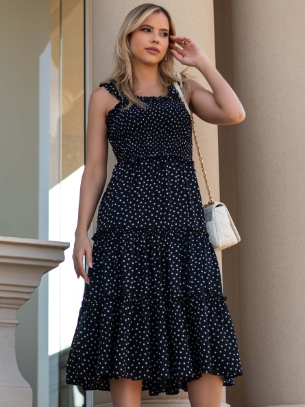 Vestido de clearance chiffon preto