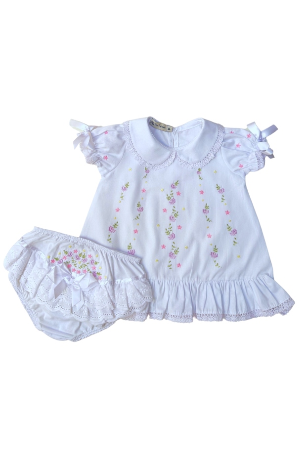 Vestido infantil tricoline atacado online