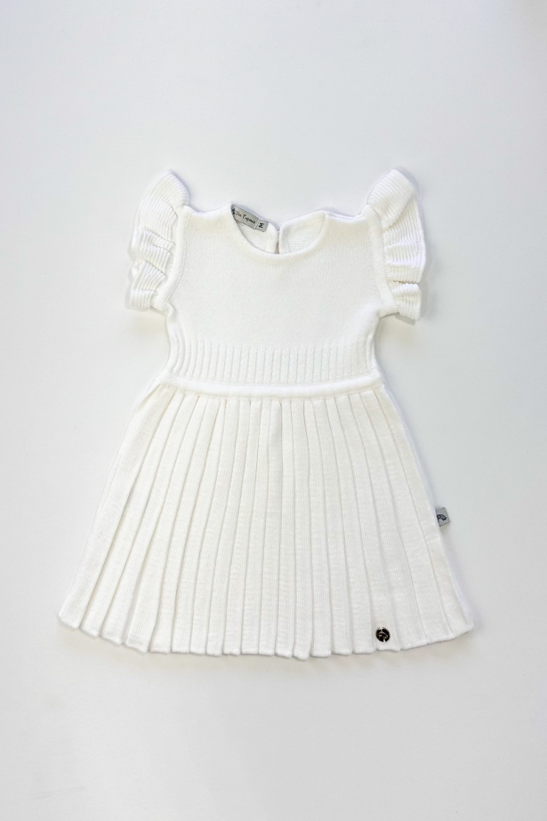 Vestido sales plissado infantil
